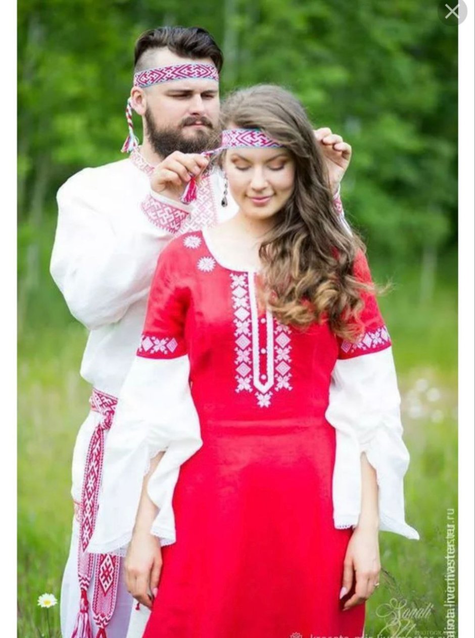 Свадебное платье славян