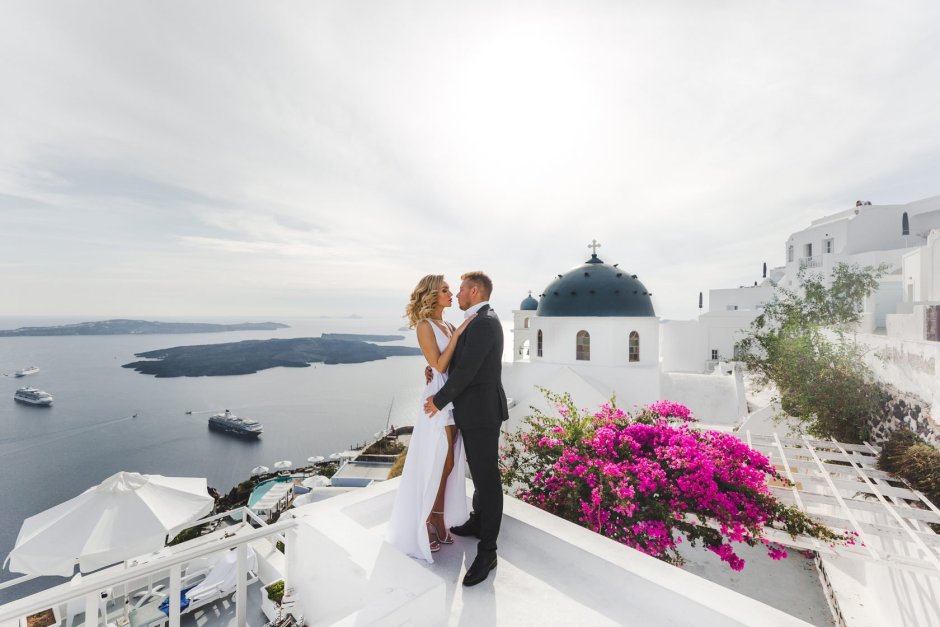 Венчание Греция Санторини