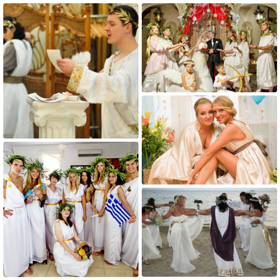 Свадьба в стиле Греции