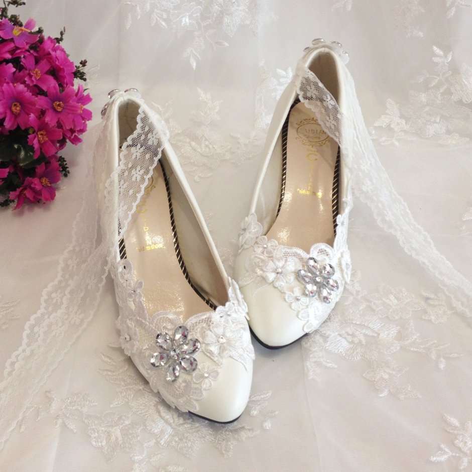 Шикарные Свадебные туфли для невесты