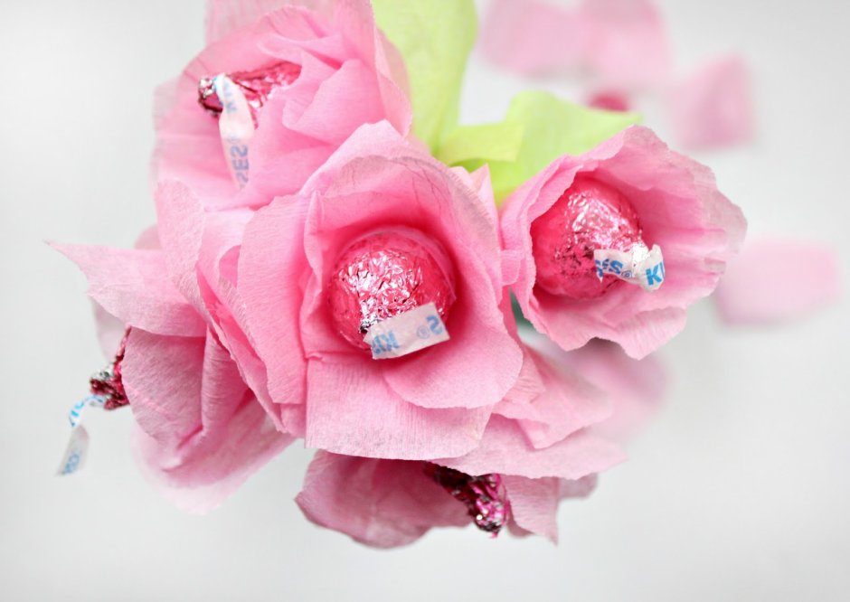 Paper Flower with Candy inside