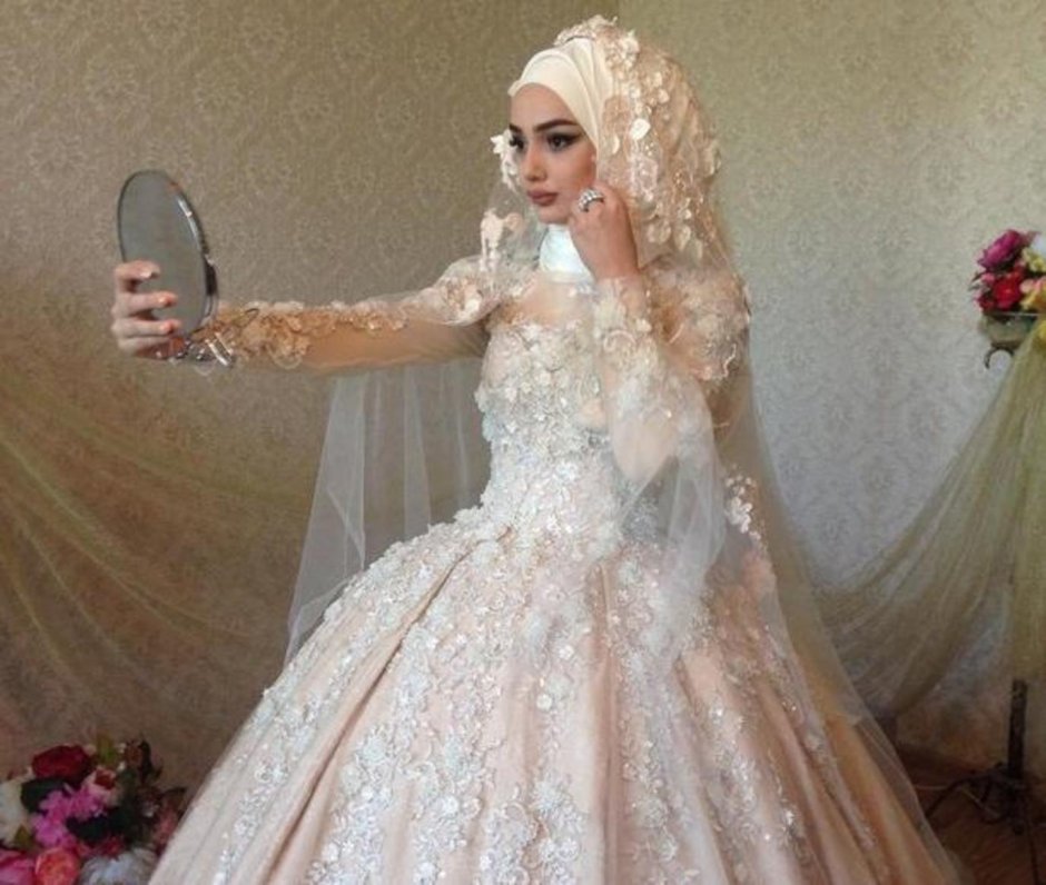 Красивые мусульманские Свадебные платья