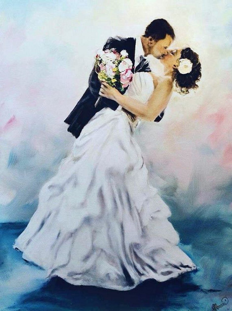 Картина на свадьбу молодоженам