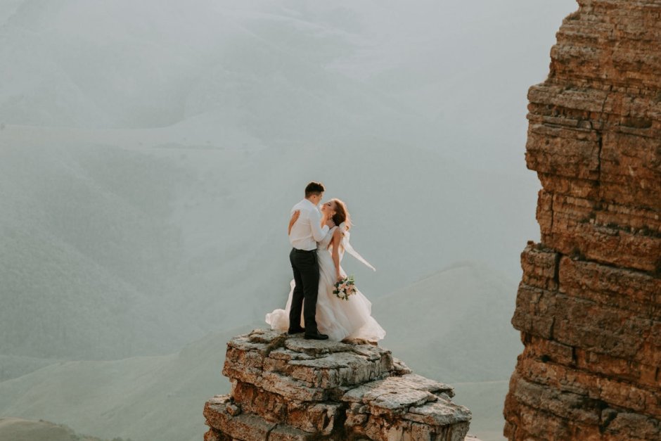 Свадьба в горах на высоте
