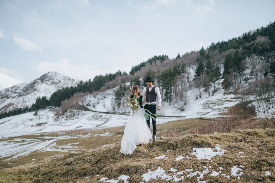 Свадьба в горной местности