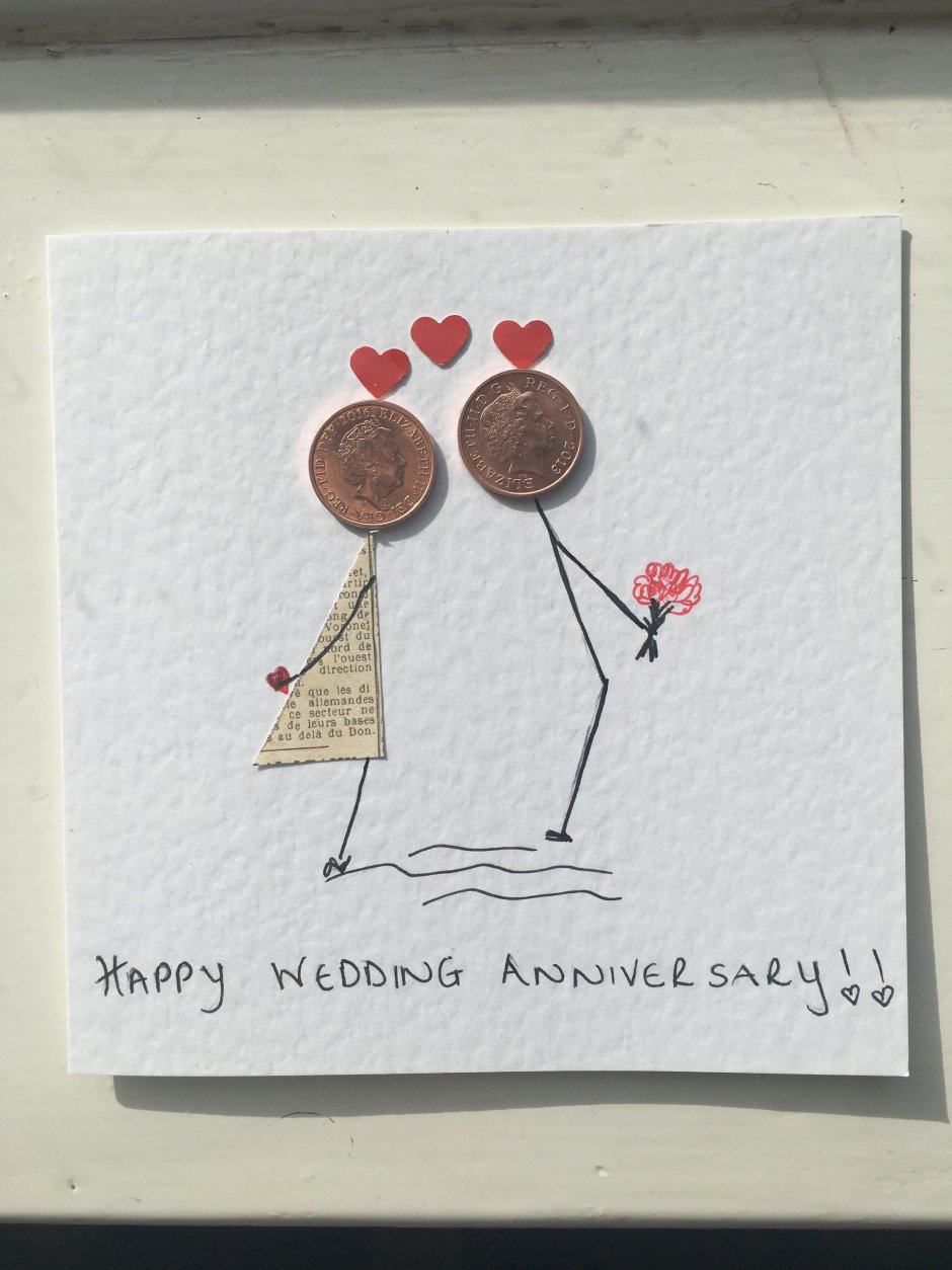 Креативные открытки на свадьбу