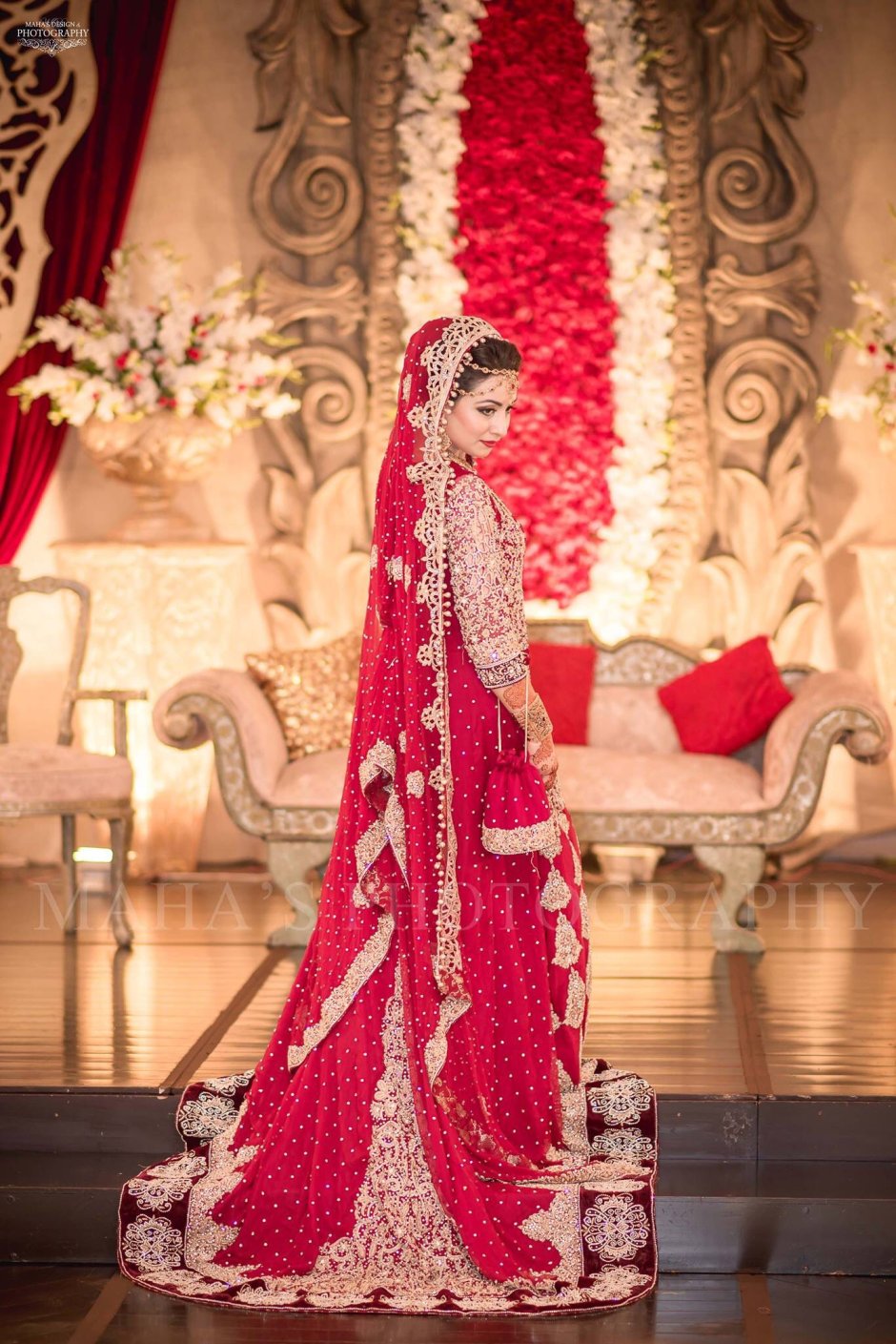 Пакистанское свадебное платье