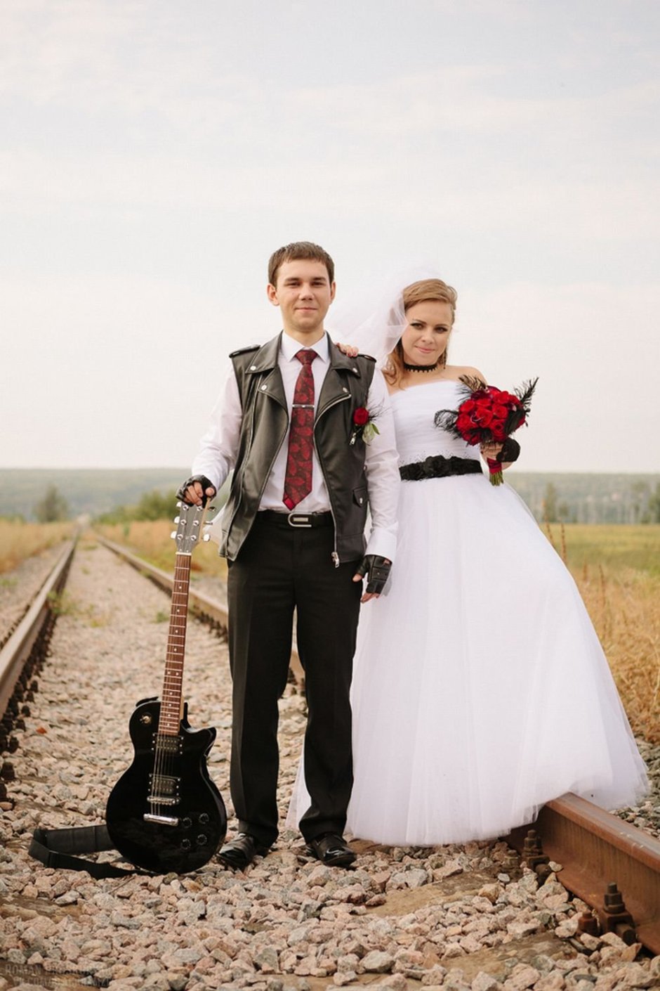 Свадебный образ в стиле рок