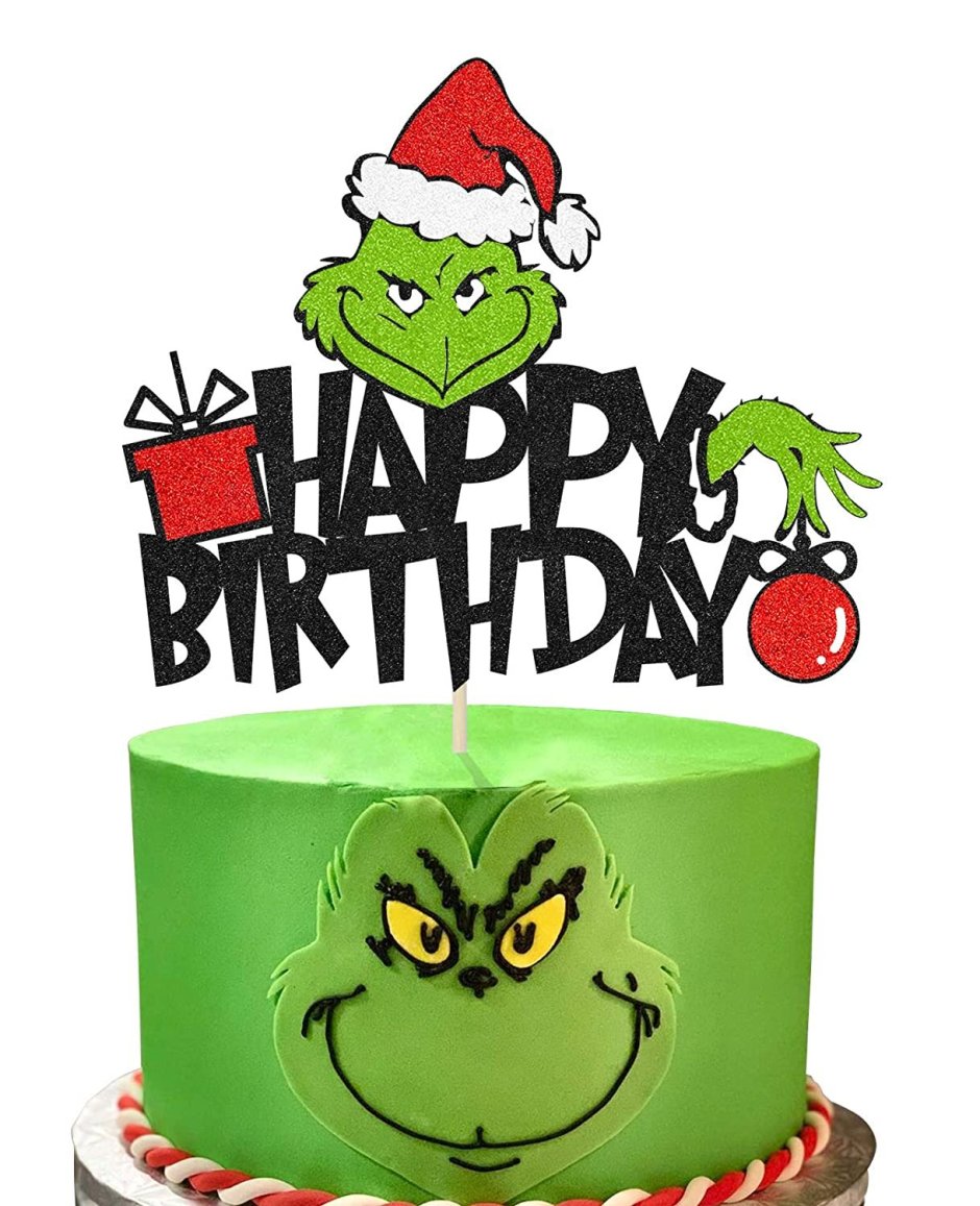 Greench Cake Merry Christmas