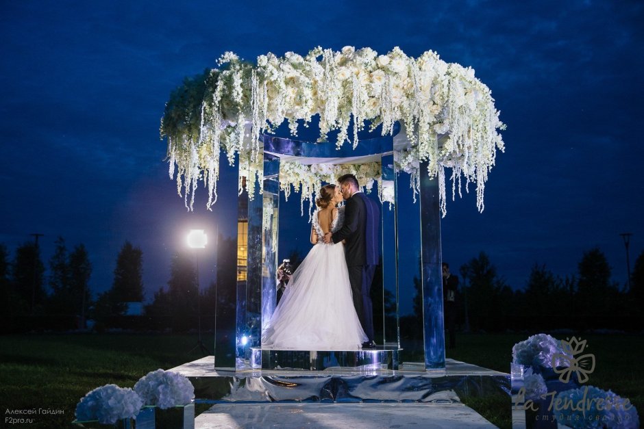 Зеркальная арка для свадьбы