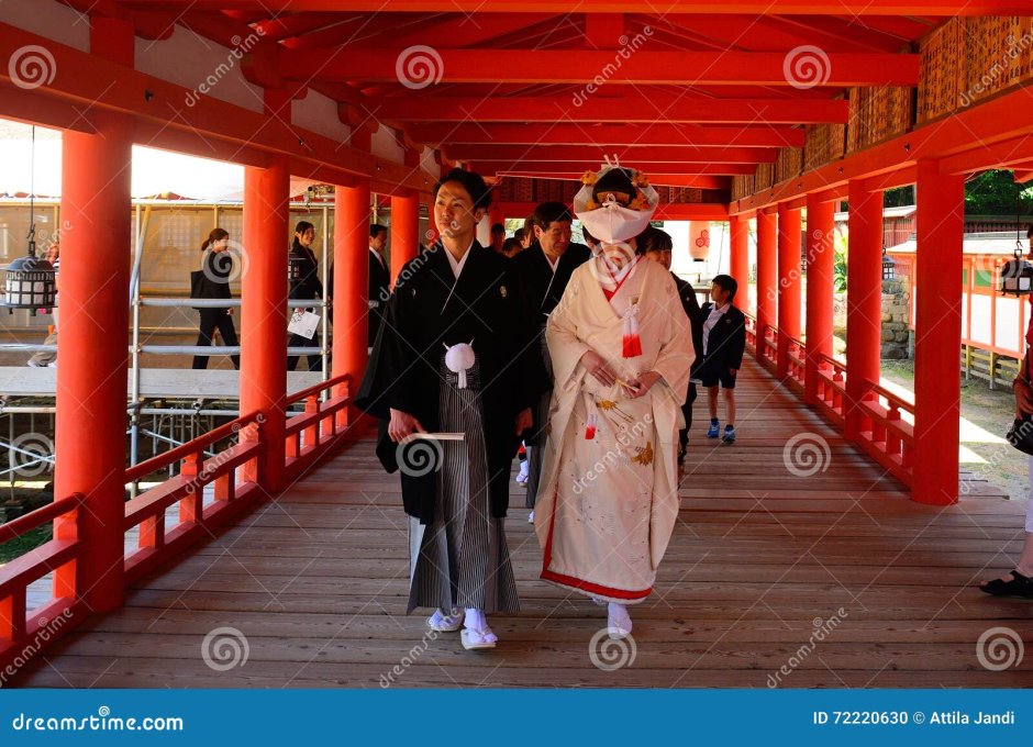 Японская свадьба Синтоистский