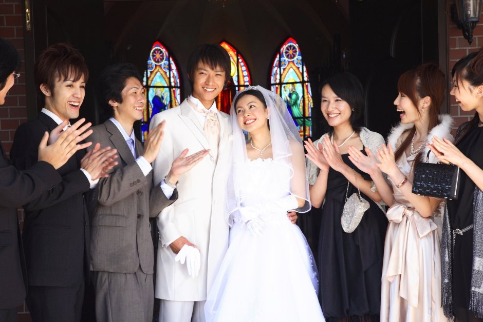 Свадьбы в Японии современные