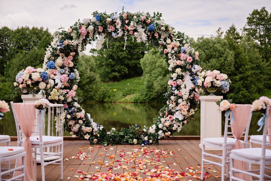 Цветочная арка на свадьбу
