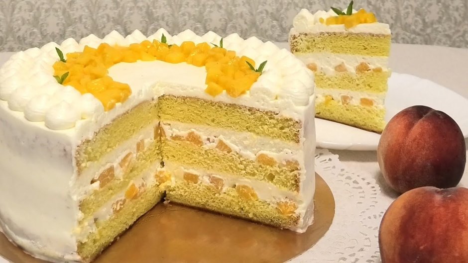 Персиковый торт Татьяна