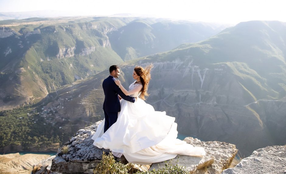 Свадьба невеста Сулакский каньон