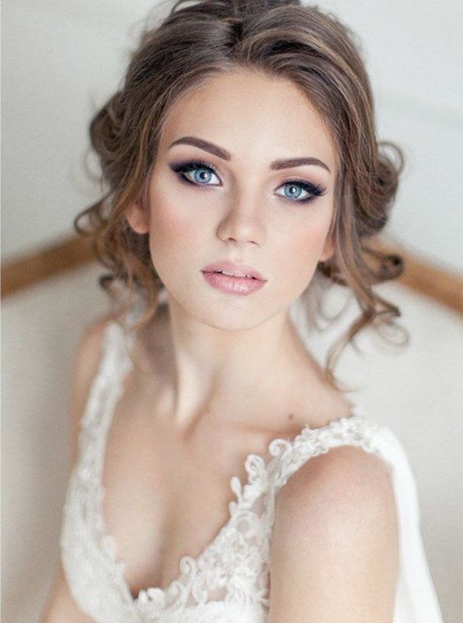 Свадебный образ невесты макияж и прическа 2022