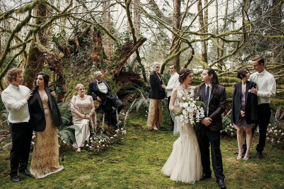Свадьба в лесу Сумерки