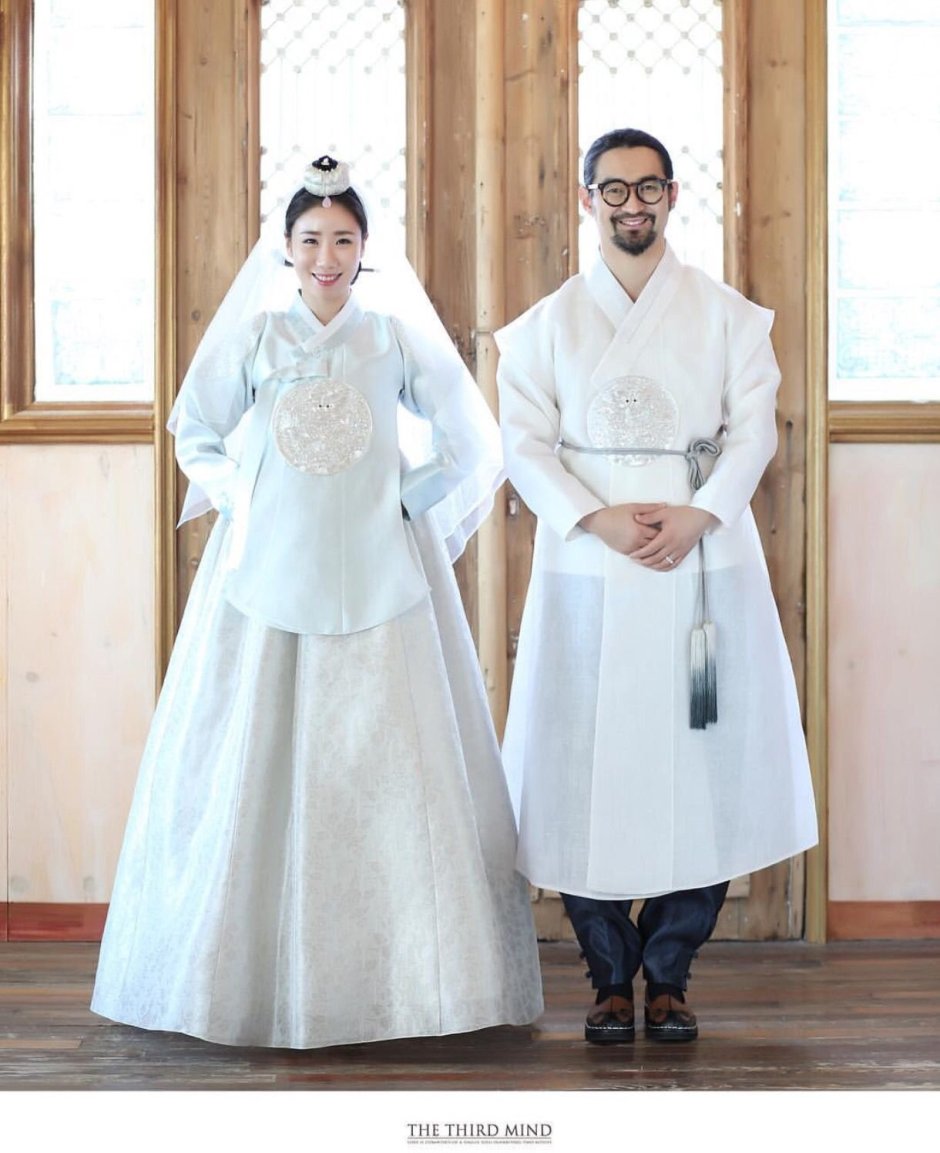 Корейское свадебное платье национальное
