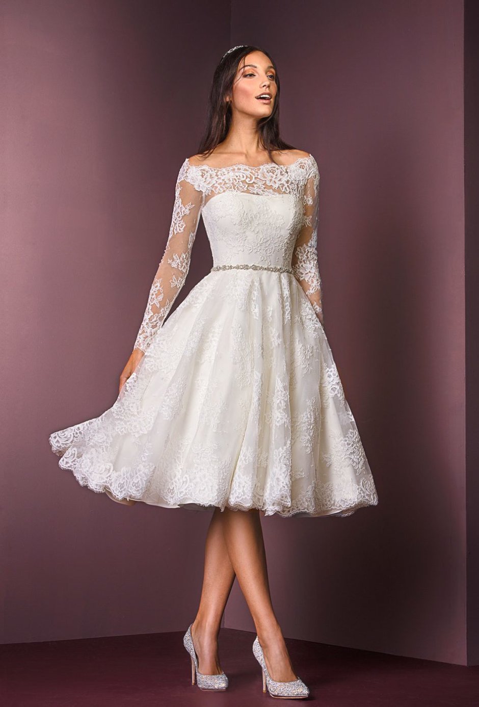 Коктейльное платье на свадьбу для невесты