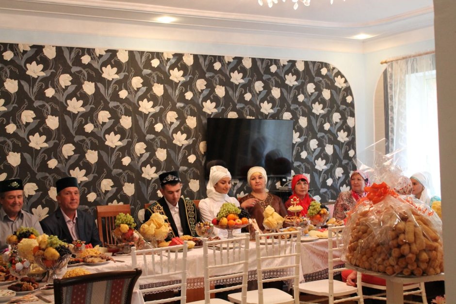 Татарская свадьба стол