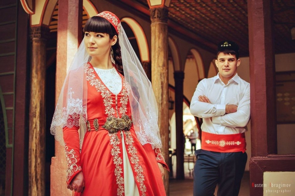 Национальная одежда невесты крымских татар