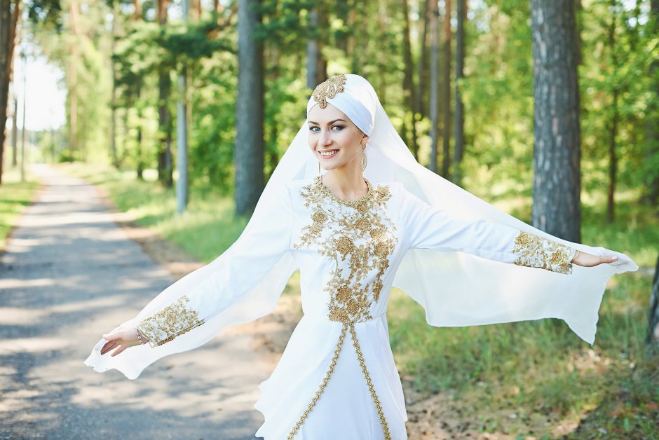 Татарское свадебное платье