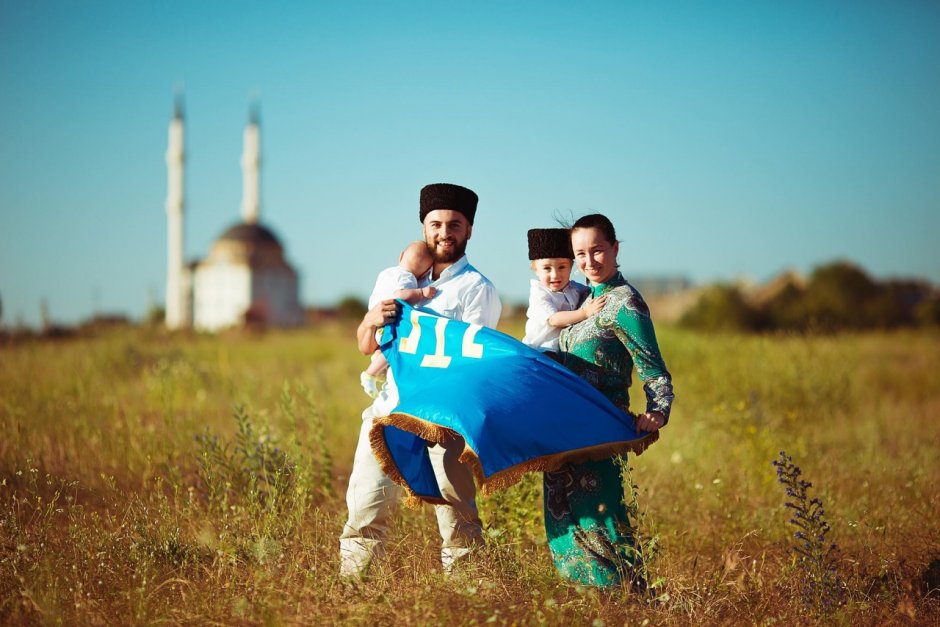 Крымские татары семья