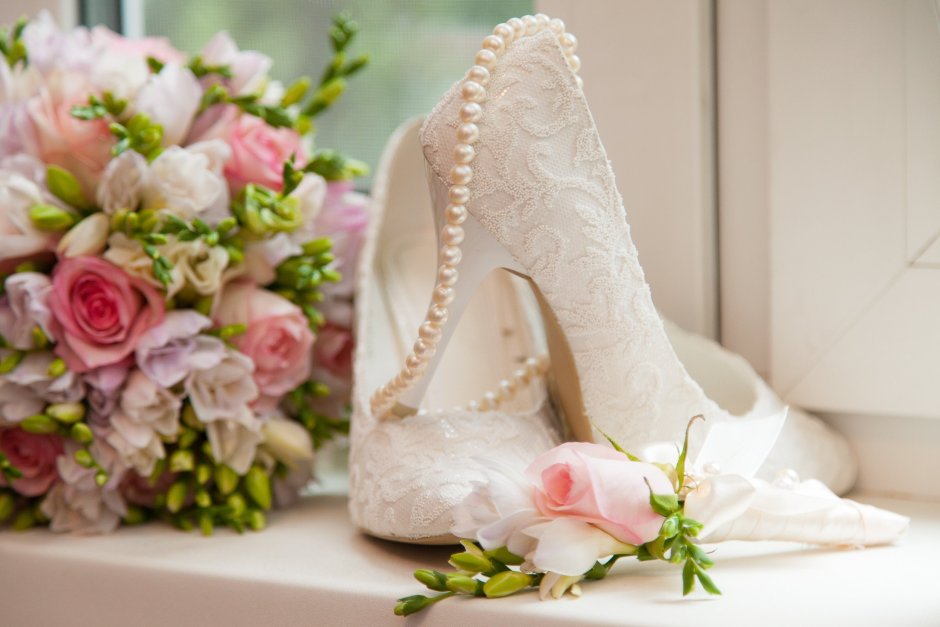 Свадебные кольца туфли