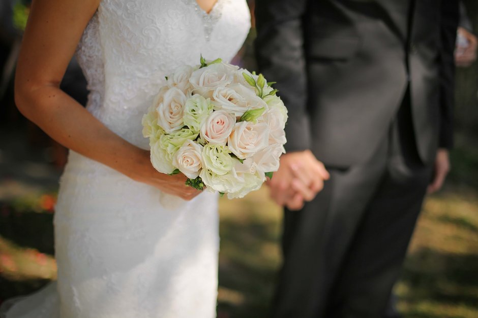 Букет на свадьбу от жениха