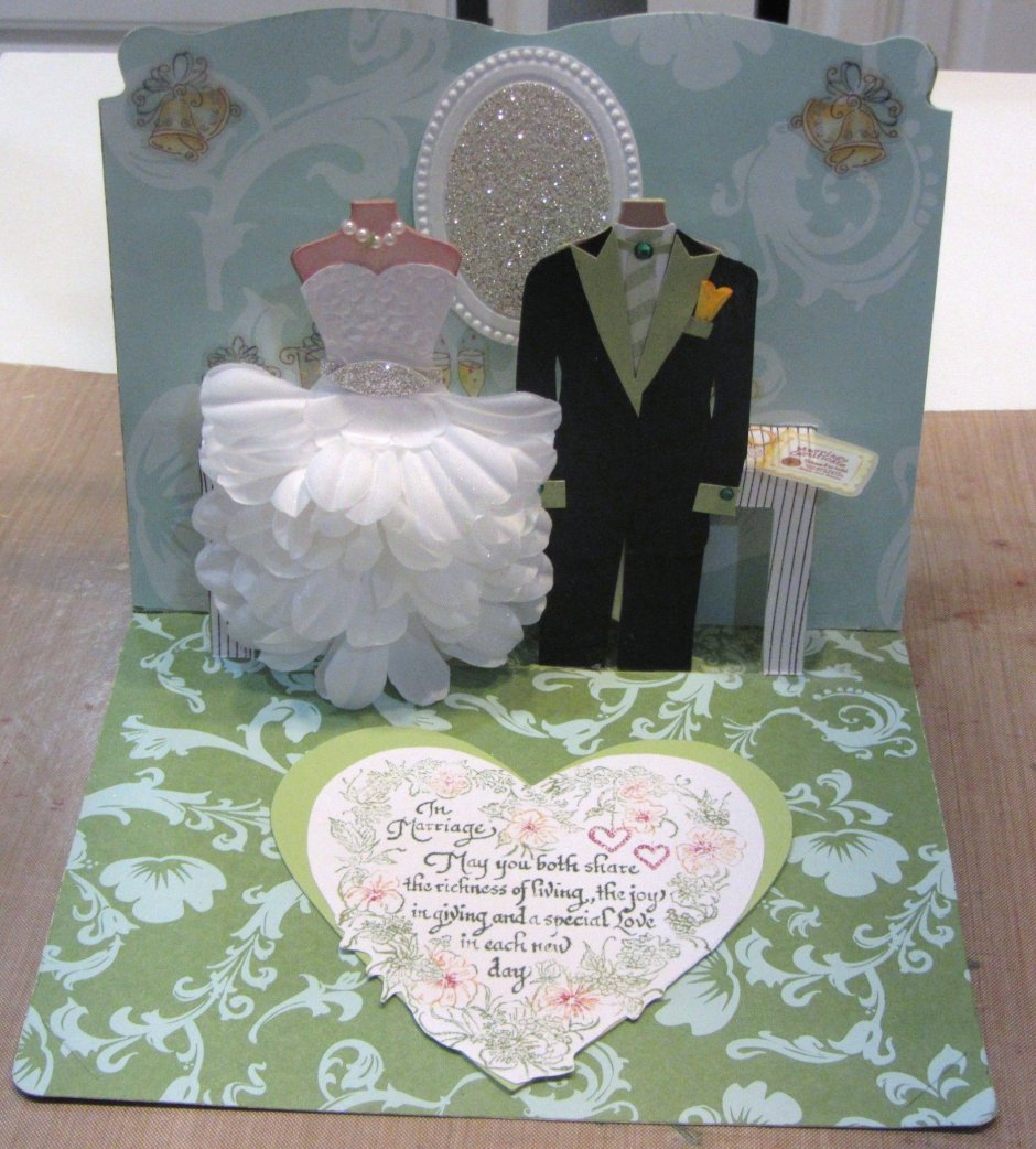 Поп ап открытка с юбилеем свадьбы