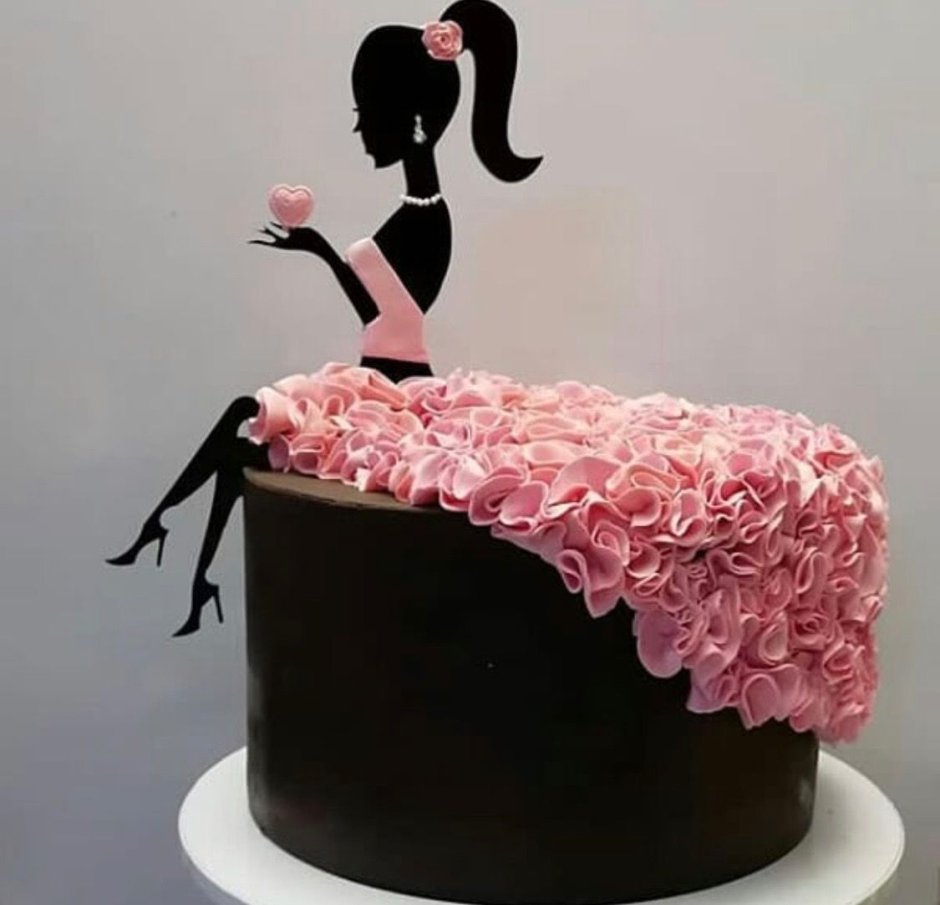 Торт для девушки оригинальный