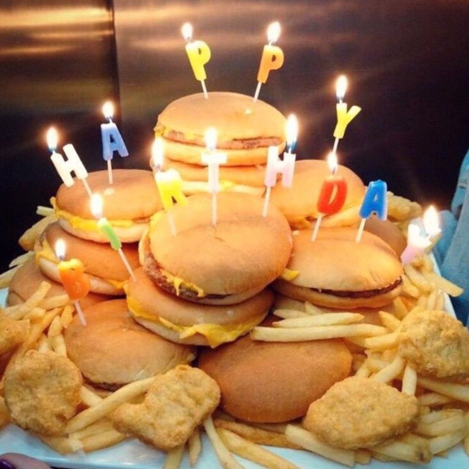 Вместо торта на день рождения