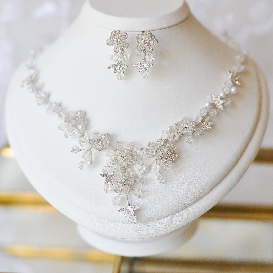 Винтажное свадебное ожерелье