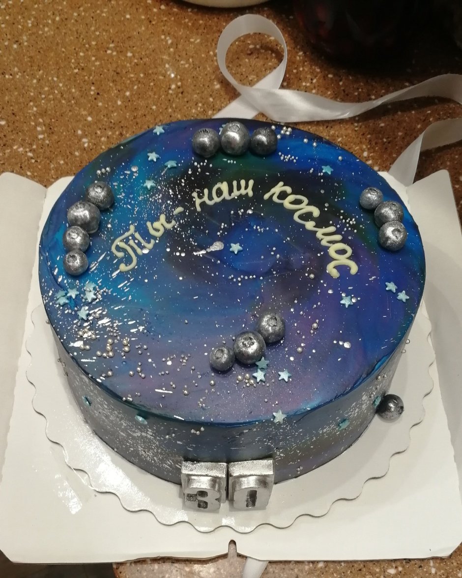 Торт космос для мальчика 10 лет