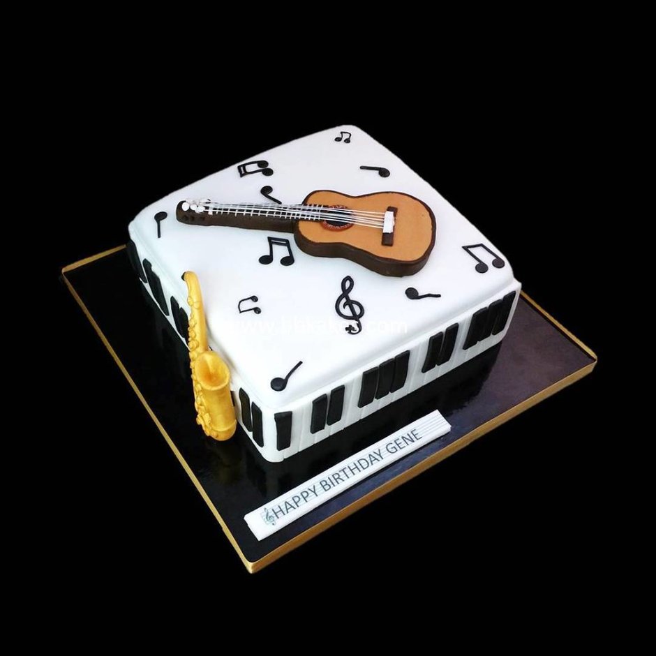 Торт с гитарой для мужчины
