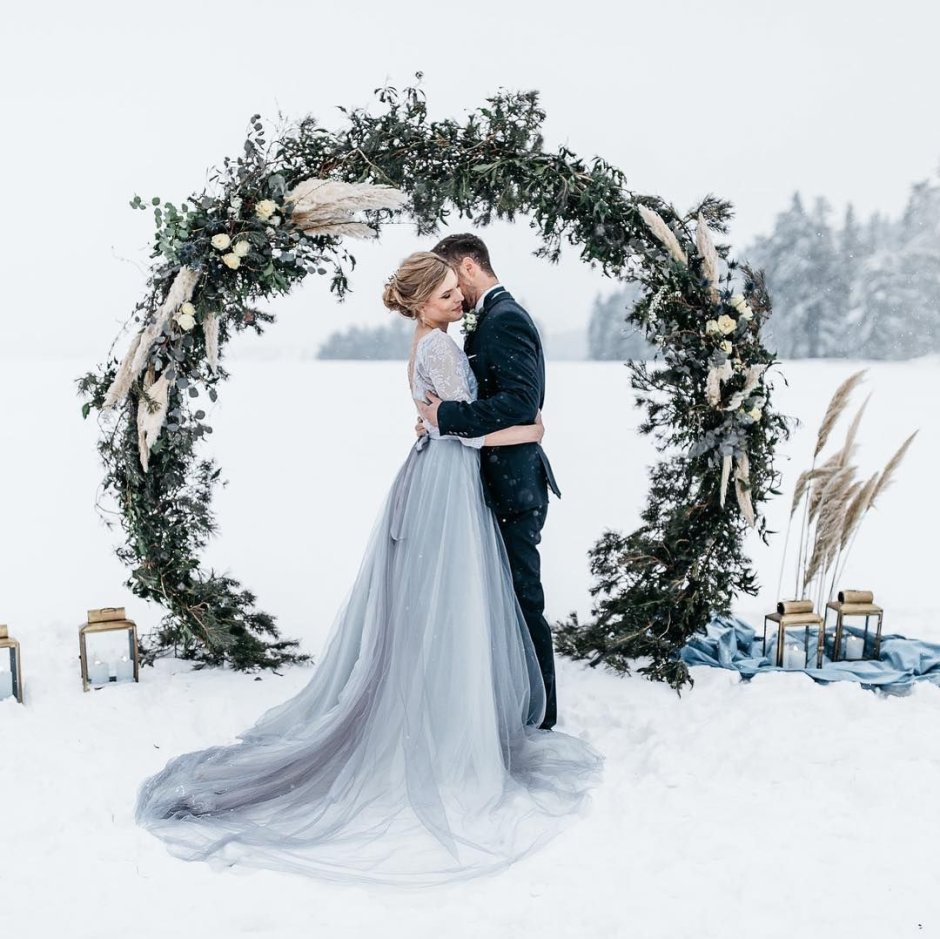 Зимняя Свадебная арка