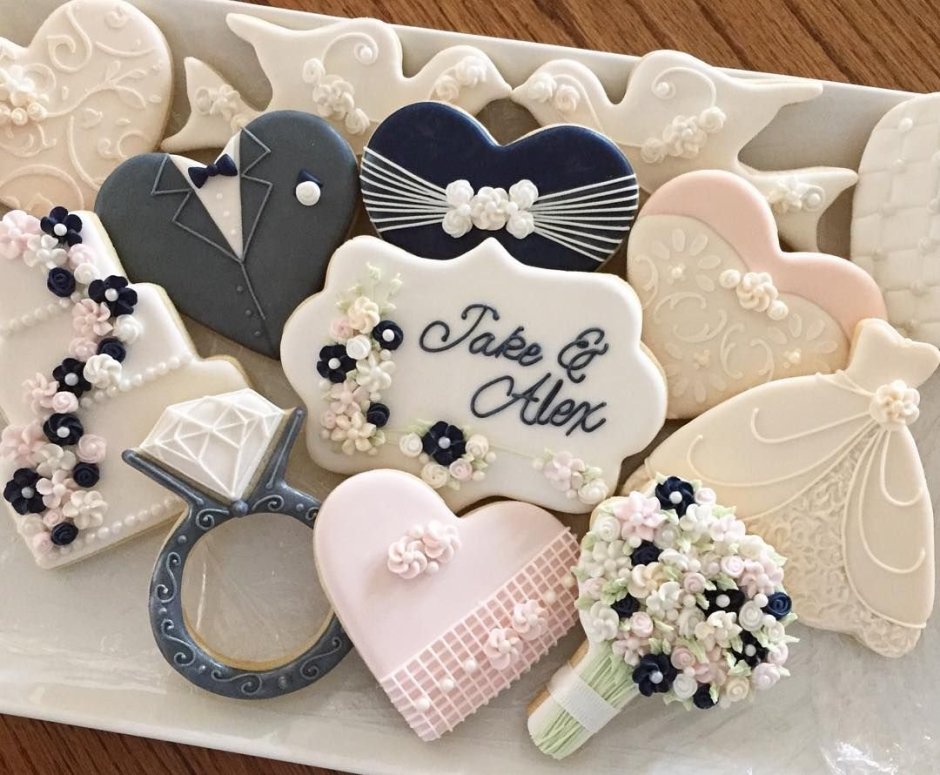 Печеньки на свадьбу