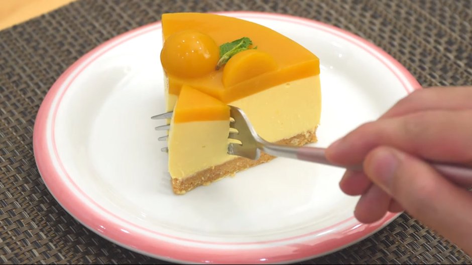 Торт манго без выпечки