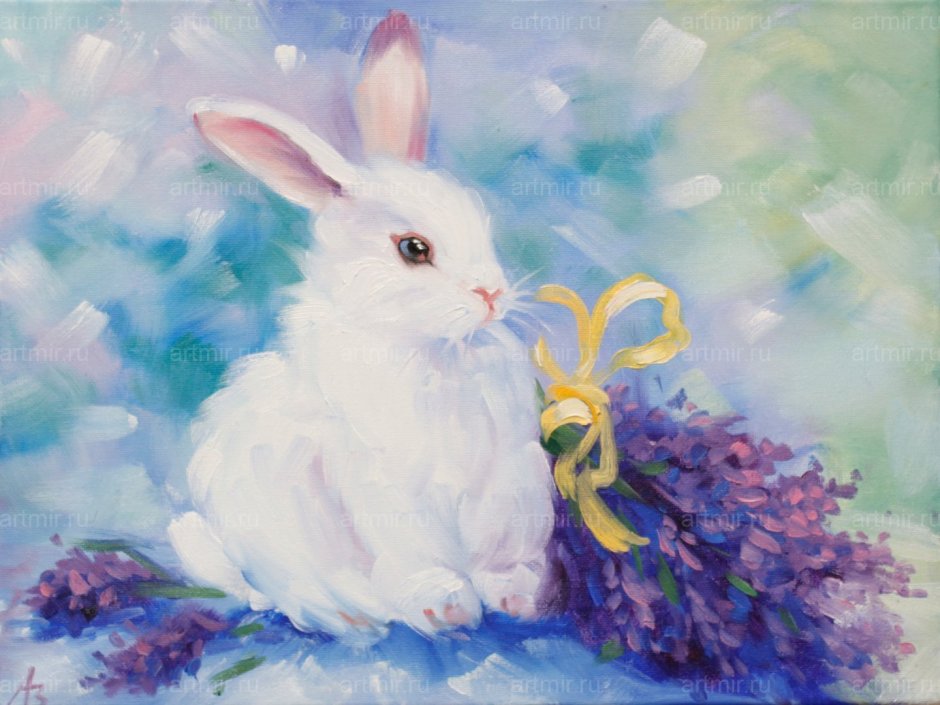 Пасхальный кролик арт