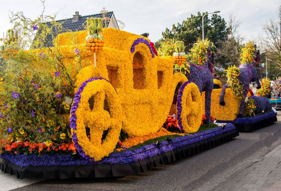 Фестиваль цветов Bloemencorso в Голландии