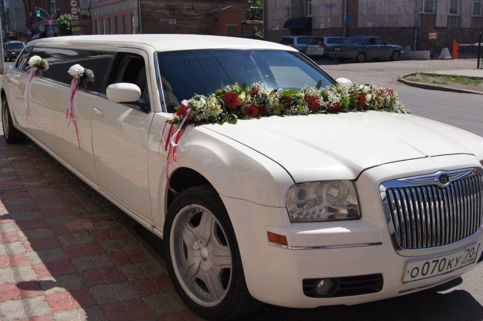 Свадьба украшения машины лимузин