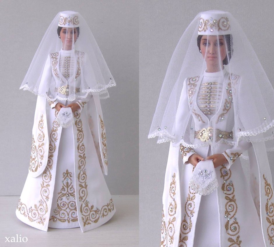 Кукла в осетинском национальном костюме