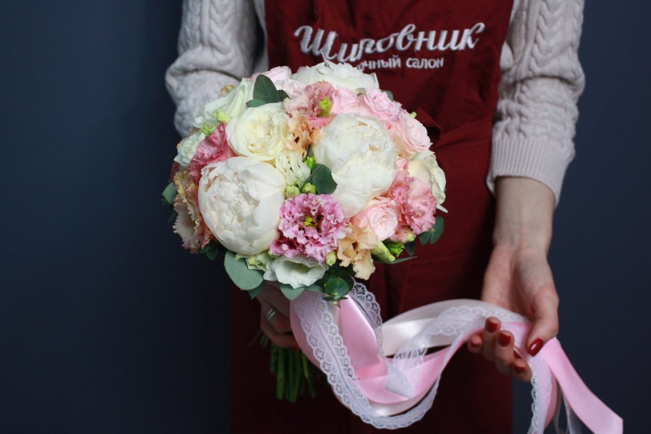 Букет для невесты Корея живые цветы