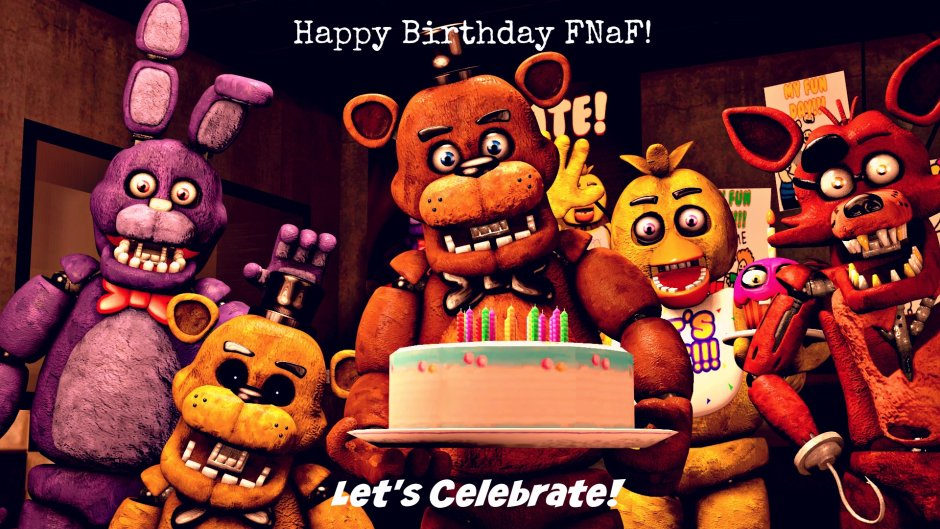 ФНАФ поздравление с днем рождения