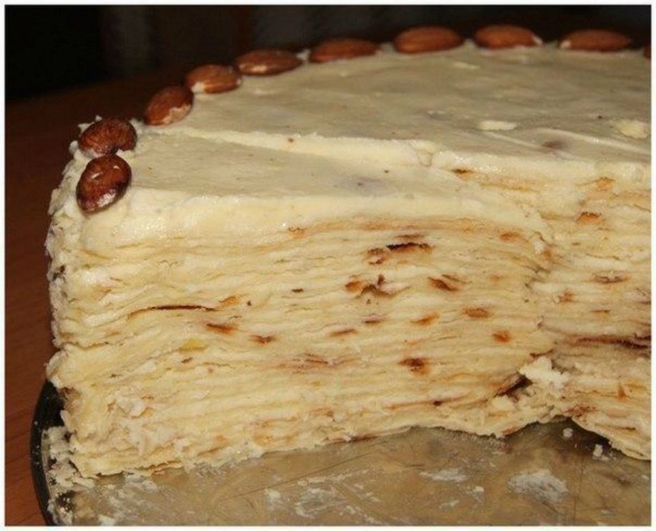 Торт Наполеон насковородке