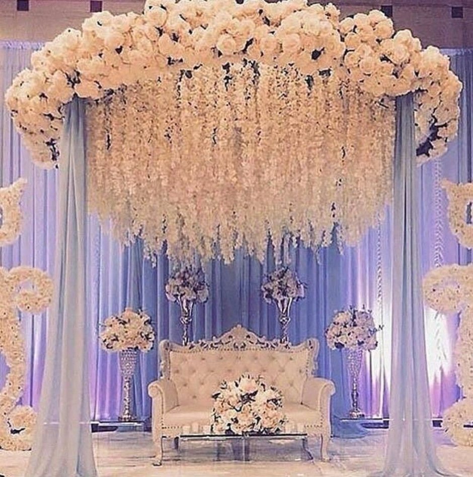 Декорация зала на свадьбу