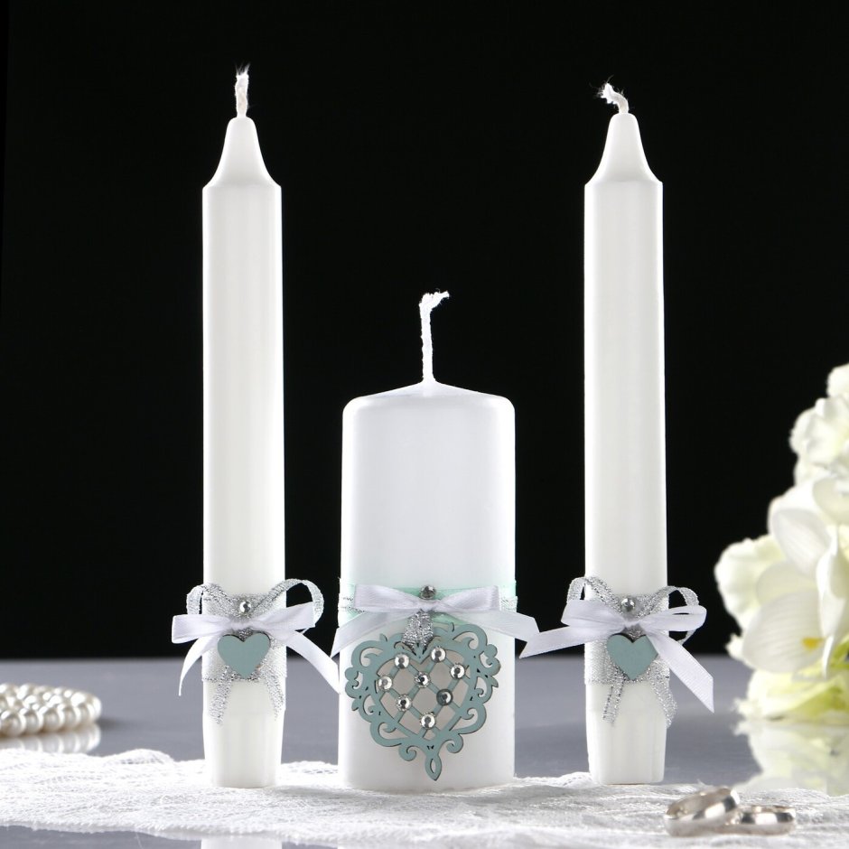 Подсвечники для свадебных свечей