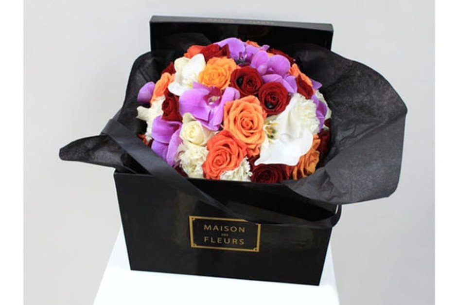 Мейсон Флауэрс цветы в коробке