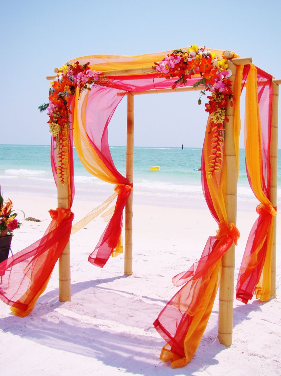 Тропическая Свадебная арка