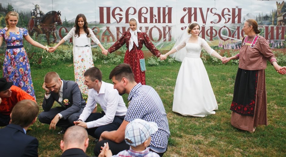 Свадьба в старославянском стиле гости